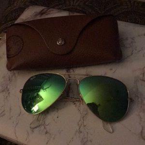 Ray-Ban original mirrored aviators